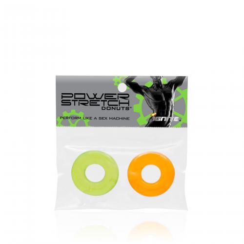 SI IGNITE Power Stretch Donut, Orange & Green, � 1,3 cm (0,5 in) Stretchable