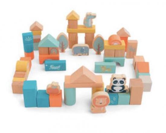 Holzbausteine - bunt