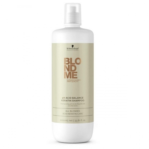 Schwarzkopf Professional pH-Wert neutralisierendes Keratin Shampoo -all Blondes - Inhalt: 1000ml