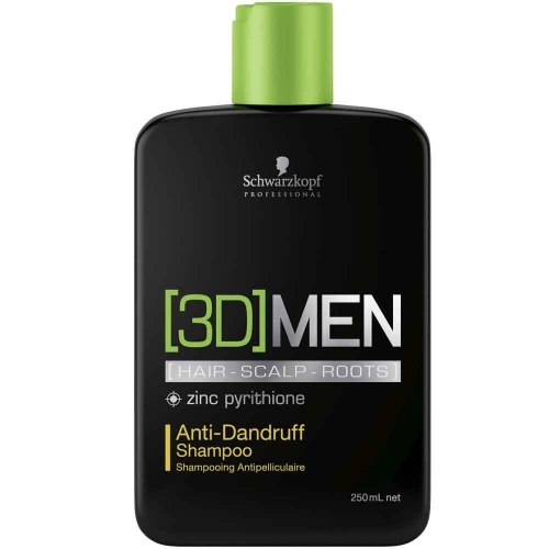 Schwarzkopf Professional 3D Men Antischuppen Shampoo - Inhalt: 250ml