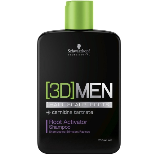 Schwarzkopf Professional 3D Men Aktivierendes Shampoo - Inhalt: 250ml