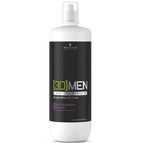 Schwarzkopf Professional 3D Men Aktivierendes Shampoo - Inhalt: 1000ml