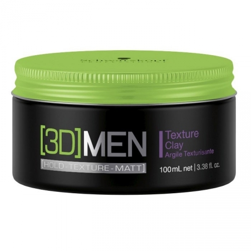 Schwarzkopf Professional 3D Men Texture Clay Super Strong