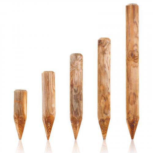BooGardi GmbH (BooGardi) Holz-Palisade KDI spitz - H�he: 120 cm - Breite: 8 cm
