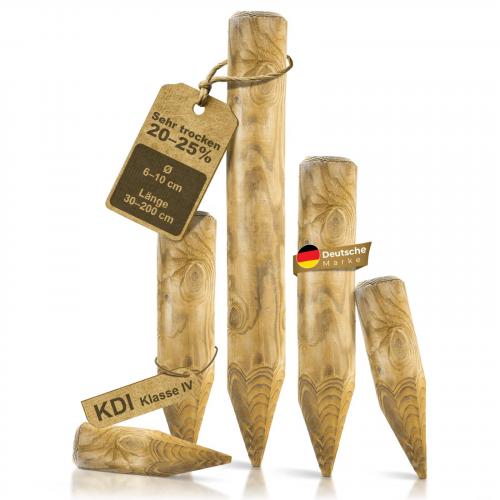 BooGardi GmbH (BooGardi) Holz-Palisade KDI spitz - H�he: 90 cm - Breite: 8 cm - Anzahl: 1