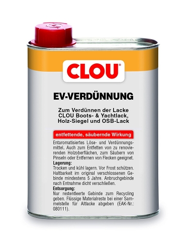 Alfred Clouth Lackfabrik GmbH & Co. KG CLOU EV Verd�nnung  - Auswahl: EV Verd�nnung (0