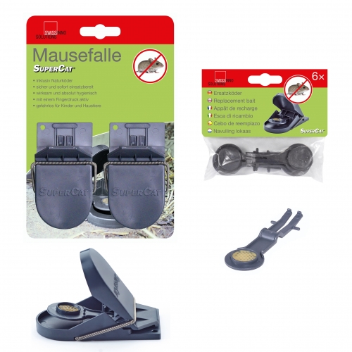 Swissinno Solutions AG SWISSINO SuperCat Mausefalle Ersatzk�der 6er Pack