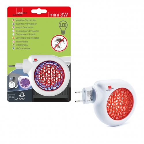 Swissinno Solutions AG SWISSINO Insektenvernichter Premium Mini Vernichter 3 Watt 1er Pack