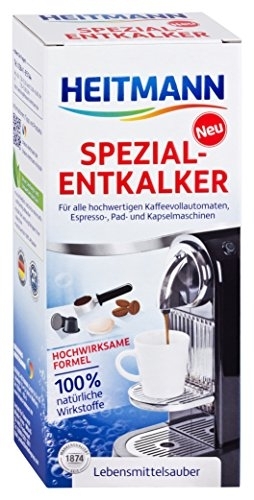 Brauns-Heitmann GmbH & Co. KG Heitmann Kaffeevollautomaten Entkalker: Kalkl�ser f�r Kaffeemaschinen, Espressomaschinen, Padmaschinen - Kalk-Entferner auf 100% naturidentische Wirkstoffe� 250 ml