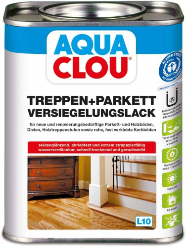 Aqua Clou Treppen- und Parkett Versiegelungslack 0,75L
