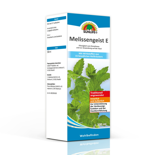 Sunlife Melissengeist, 500 ml