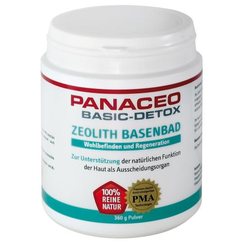 PANACEO Basic-Detox Zeolith Basenbad Pulver 360 g
