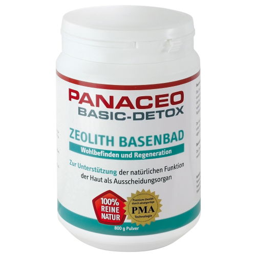 PANACEO Basic-Detox Zeolith Basenbad Pulver 800 g