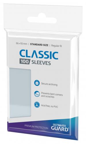 Ultimate Guard Classic Soft Sleeves Standard Size Transparent (100)