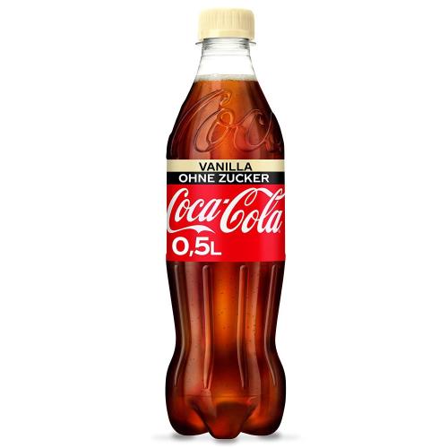 Unbekannt Coca Cola Vanille Zero 500ml