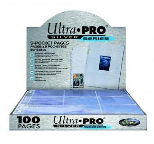 Ultra Pro - 9-Pocket Silver Series Page for Standard Size Cards (11-Holes) Einzelseite