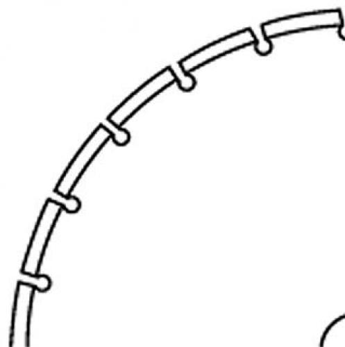 Lumag Diamant Trennscheibe LASER segmentiert 450x30mm