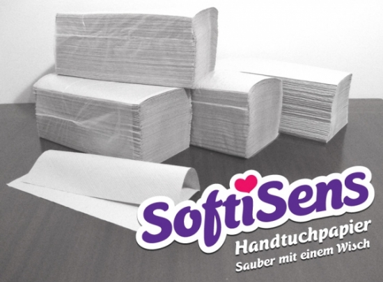 Handtuchpapier Natur; 1-lagig Zick Zack; 5000 Blatt 9,5 kg - Menge: 1 Karton