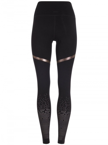 Mandala Punched Legging - Farbe: black - Gr��e: M