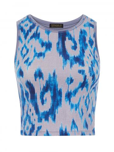 Mandala Cropped Top - Farbe: ikat print - Gr��e: L