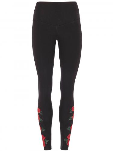 Mandala Rose Tights - Farbe: black - Gr��e: S