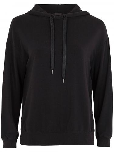 Mandala Silky Hoodie - Farbe: black - Gr��e: S