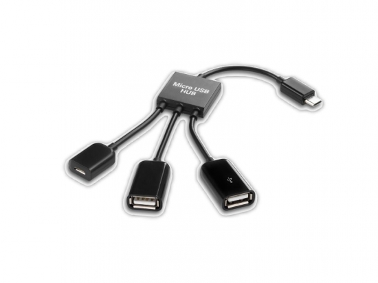 Micro USB Hub 3 Polig