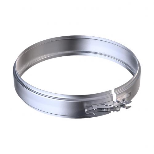 Klemmband doppelwandig AA-Kaminwelt DN 210 mm Edelstahl, Matt