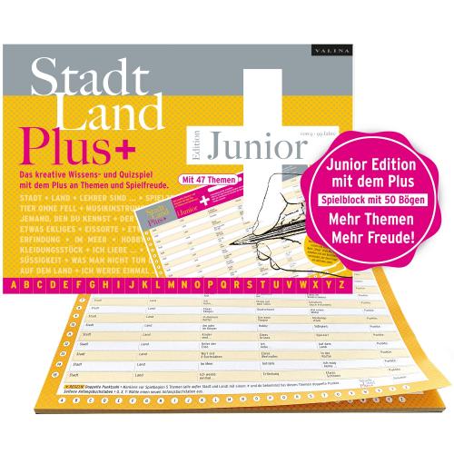 Valina Stadt Land Plus Junior - Spielblock / VE 6