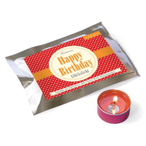 Valina Fortunas Gl�ckslicht / Dots / Happy Birthday / 100er Pack