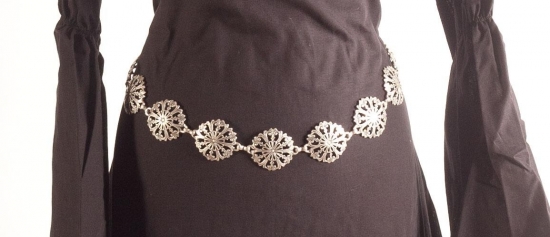 HELMUT EHRHARDT LEDERWARE H�ftg�rtel/ Ketteng�rtel Rosette