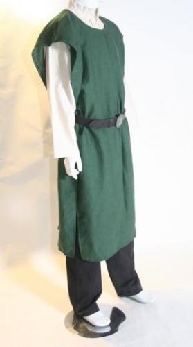 LARP FASHION KLEIDER Leinen-Waffenrock einfarbig - Farbe: dunkelblau - Gre: Einheitsgre