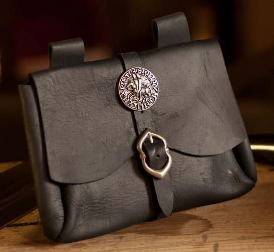 ERZFEINDCOM Mittelalterliche Tasche Siegel der Templer klein
