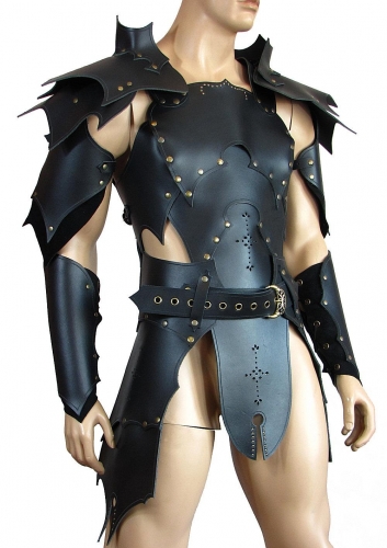 FAUN FORGE Lederrstung Dunkelelfe fr Ihn