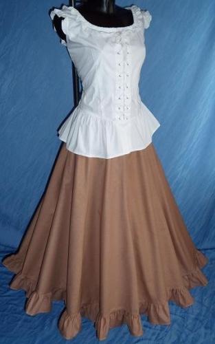 IMEX-MODEN Corsagenbluse Mittelalter, Kurzarm - Farbe: schwarz - Gr��e: M