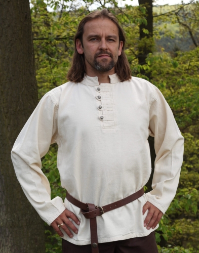 IMEX-MODEN Piratenhemd, Mittelalterhemd - Farbe: natur - Gre: XXXL