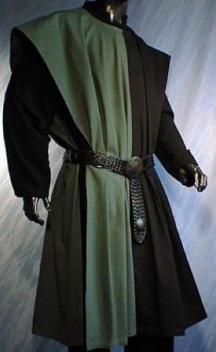 IMEX-MODEN Waffenrock mittig geteilt - Gre: Einheitsgre - Farbe: schwarz/grn