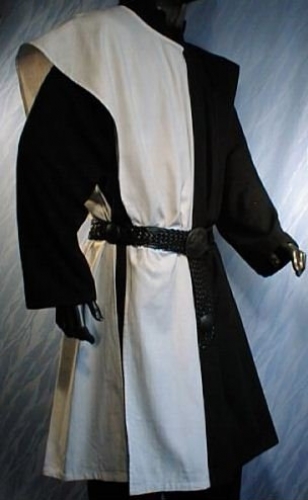 IMEX-MODEN Waffenrock mittig geteilt - Gre: Einheitsgre - Farbe: schwarz/wei