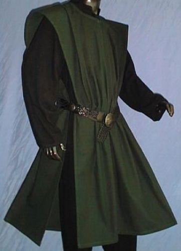 IMEX-MODEN Waffenrock einfarbig uni - Farbe: schwarz - Gre: Einheitsgre