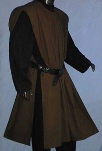 IMEX-MODEN Waffenrock einfarbig uni - Gre: Einheitsgre - Farbe: dunkelbraun