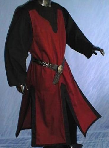 IMEX-MODEN Waffenrock - Farbe: weinrot/schwarz - Gr��e: M