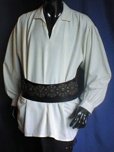 IMEX-MODEN Baumwollhemd Mittelalterhemd - Gre: XL - Farbe: natur