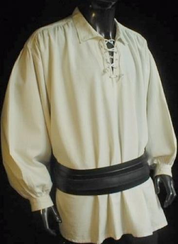 IMEX-MODEN Piratenhemd mit breitem Kragen - Farbe: grn - Gre: XXXL