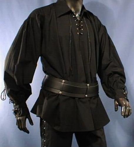 IMEX-MODEN Piratenhemd, Manschetten geschn�rt - Farbe: wei� - Gr��e: XXXL