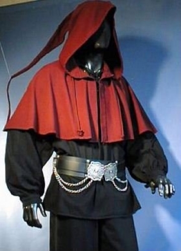 IMEX-MODEN Gugel mit langer Kapuze - Farbe: weinrot - Gre: Einheitsgre