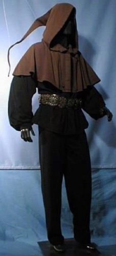 IMEX-MODEN Gugel mit langer Kapuze - Gre: Einheitsgre - Farbe: dunkelbraun