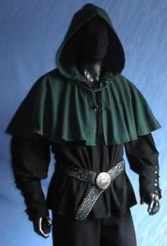 IMEX-MODEN Gugel mit runder Kapuze - Farbe: grn - Gre: Einheitsgre