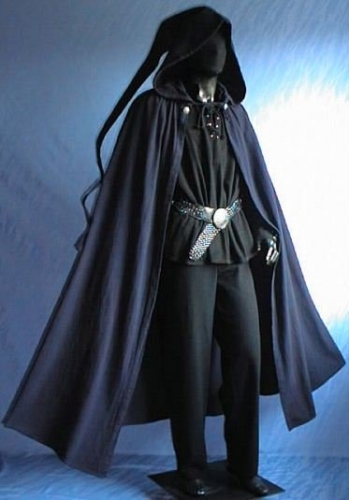 IMEX-MODEN Cape mit langer Kapuze - Farbe: dunkelblau - Gr��e: Einheitsgr��e