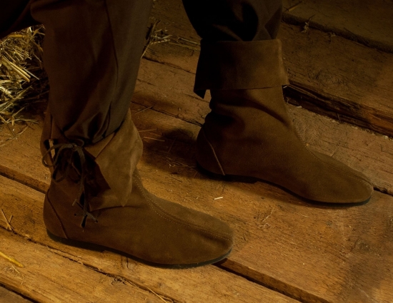 LEONARDO CARBONE Stulpenstiefel - Farbe: schwarz - Schuhgre: 44