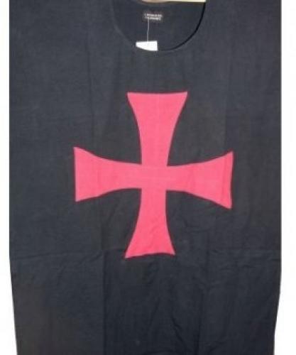 LEONARDO CARBONE Waffenrock der Templer - Gr��e: Einheitsgr��e - Farbe: schwarz/rot